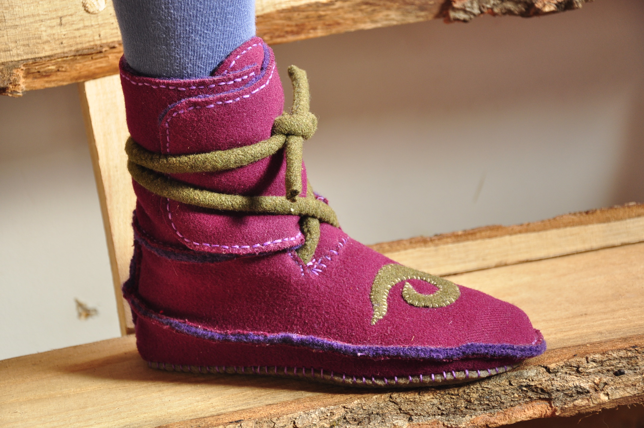 side-seam moccasin boot